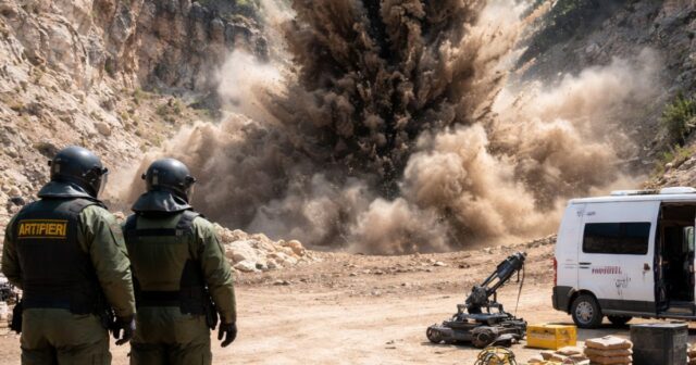 Eboli: gli artificieri distruggono un ordigno bellico risalente alla Seconda Guerra Mondiale Eboli: gli artificieri distruggono un ordigno bellico risalente alla Seconda Guerra Mondiale