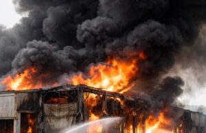 Incendio devasta il capannone della ‘Intravie’ a Salerno, avviate le verifiche ambientali Incendio devasta il capannone della 'Intravie' a Salerno, avviate le verifiche ambientali