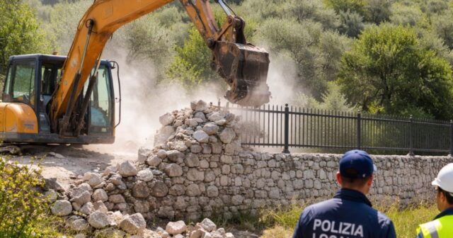 Salerno, scatta l'ordinanza di demolizione per nuova opera abusiva nel Parco del Cilento