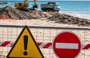 Stop al ripascimento di Universo Beach per problemi di sicurezza Stop al ripascimento di Universo Beach per problemi di sicurezza