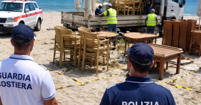 Blitz della Guardia Costiera ad Ascea Marina contro l'occupazione abusiva di demanio marittimo