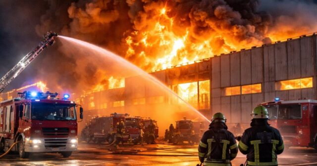 Incendio devastante in azienda a Sarno: Termoplast avvolta dalle fiamme Incendio devastante in azienda a Sarno: Termoplast avvolta dalle fiamme