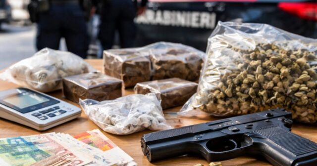 Operazioni antidroga a Salerno: quattro arresti e sequestro di armi Operazioni antidroga a Salerno: quattro arresti e sequestro di armi