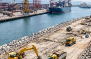 Salerno, avanzano i lavori di potenziamento del terminal portuale al Molo Ponente Salerno, avanzano i lavori di potenziamento del terminal portuale al Molo Ponente