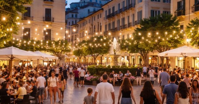 Salerno, Piazza Umberto I torna pedonale nelle sere d'estate con nuova ordinanza Salerno, Piazza Umberto I torna pedonale nelle sere d'estate con nuova ordinanza