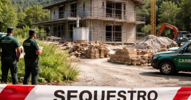 Sequestrato cantiere per abusi edilizi nel Parco del Cilento, cinque indagati