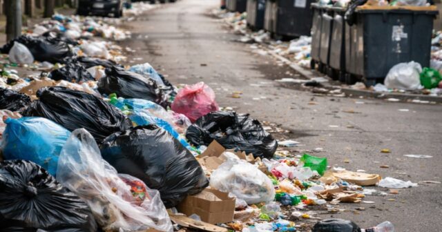 Strada ripulita dai rifiuti torna a essere invasa in pochi giorni Strada ripulita dai rifiuti torna a essere invasa in pochi giorni