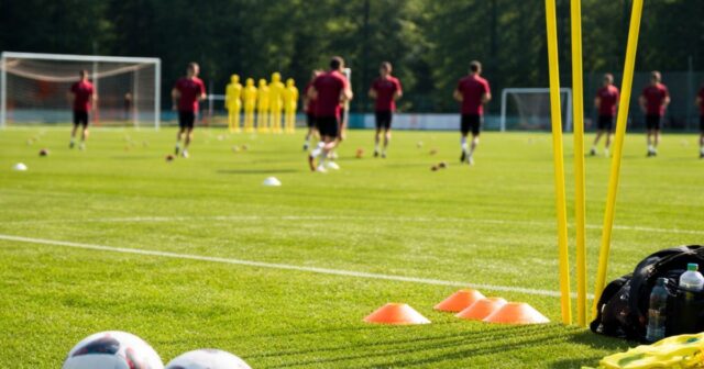 Allenamento della Salernitana a Cascia: assenze e recuperi Allenamento della Salernitana a Cascia: assenze e recuperi