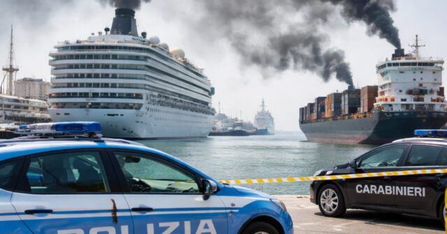Emissioni di fumi anomali nei porti di Napoli e Salerno, presentati esposti Emissioni di fumi anomali nei porti di Napoli e Salerno, presentati esposti
