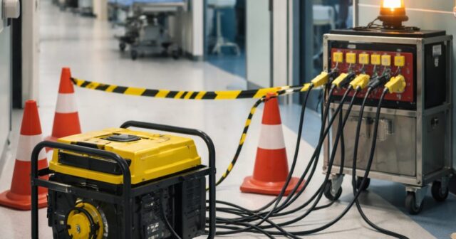 Guasto elettrico all'ospedale di Salerno provoca sospensione di attività sanitarie Guasto elettrico all'ospedale di Salerno provoca sospensione di attività sanitarie