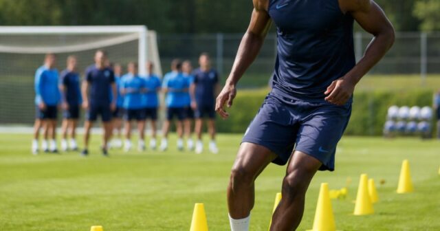 Gyabuaa continua il lavoro individuale durante il ritiro precampionato Gyabuaa continua il lavoro individuale durante il ritiro precampionato