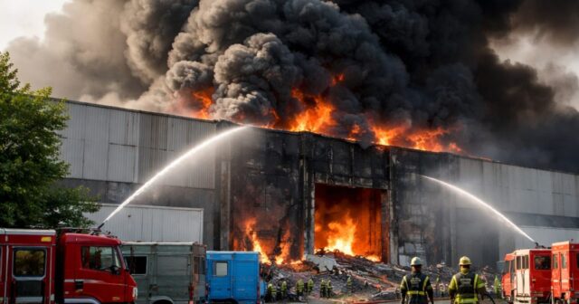 Incendio in un deposito di materiale elettrico a Striano preoccupa i residenti Incendio in un deposito di materiale elettrico a Striano preoccupa i residenti
