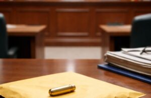 Inquietante atto intimidatorio al Tribunale di Nocera Inferiore: trovato un proiettile Inquietante atto intimidatorio al Tribunale di Nocera Inferiore: trovato un proiettile