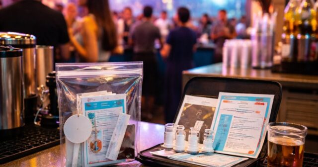Progetto 'Io Mi Proteggo' porta kit anti-droga nei locali della movida Progetto 'Io Mi Proteggo' porta kit anti-droga nei locali della movida