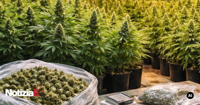 Arrestato un 23enne ad Agropoli per coltivazione di marijuana