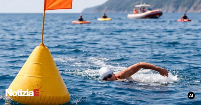 Carmine Montuori completa la sua decima Gran Fondo di Nuoto: 35 chilometri in mare aperto