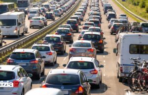 Controesodo estivo in Salerno: traffico intenso e code sulle strade Controesodo estivo in Salerno: traffico intenso e code sulle strade