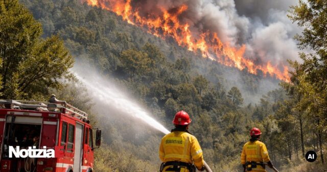 Emergenza incendi nel Cilento: fiamme a Omignano e Ascea Emergenza incendi nel Cilento: fiamme a Omignano e Ascea