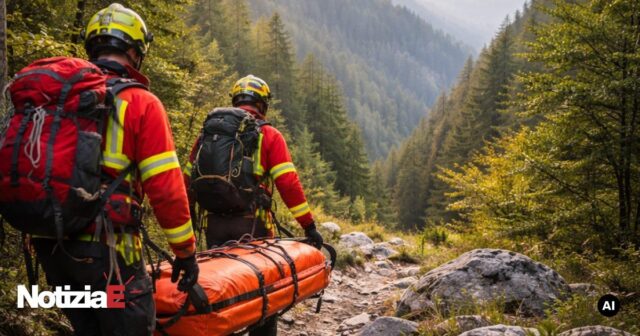 Giovane escursionista di 19 anni salvato sul Monte Finestra