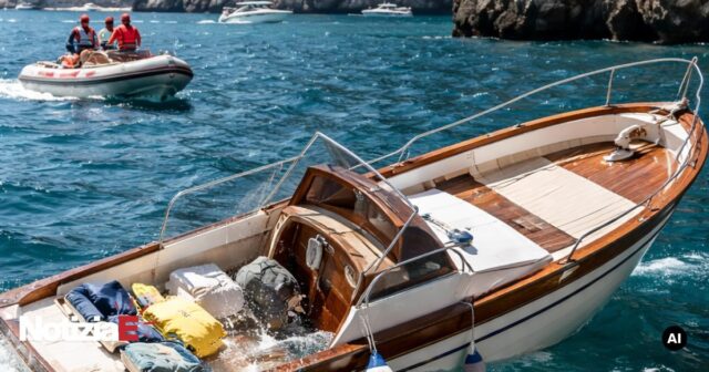 Incidente in mare nella Costiera Amalfitana: affonda un gozzo