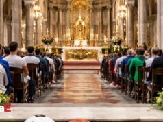 Celebrazione della Santa Messa degli Sportivi al Duomo di Salerno Celebrazione della Santa Messa degli Sportivi al Duomo di Salerno