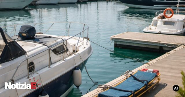 Incidente al porto Marina d'Arechi: uomo di 56 anni cade da una barca