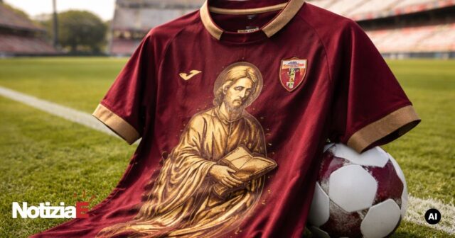 La Salernitana presenta la maglia dedicata a San Matteo La Salernitana presenta la maglia dedicata a San Matteo
