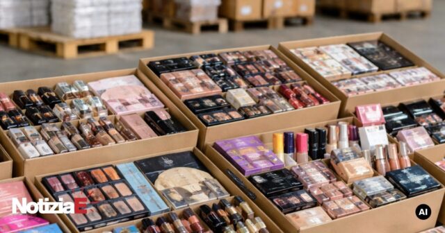 Sequestro di oltre 35mila cosmetici contraffatti a Pontecagnano-Faiano